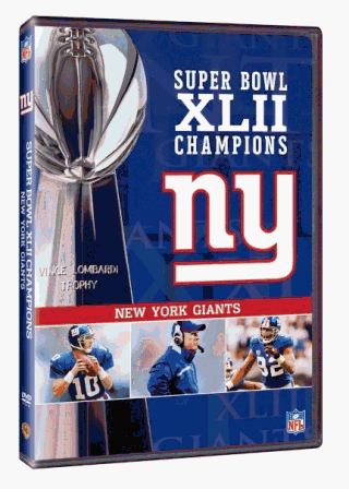 Buy New York Giants NFL Super Bowl XLII Champions DVD by Sports Memorabilia LLC