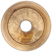 Boston Gear G1215 Grooved Pulley, Fits Round Belts 0.1875" or Smaller, 0.250" Face, Brass