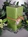 Cucumber Melon Scented Square Pillar Candle 26 Oz.