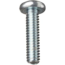 ASME B18.6.3 Zinc Plated Steel Pan Head Machine Screw, Phillips Drive