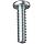 ASME B18.6.3 Zinc Plated Steel Pan Head Machine Screw, Phillips Drive