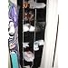 Kennedy Home Collection's Hanging 16 Shelf Organizer- #5168 Black