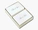 Silver Thank You Note Card and Envelope 48 sets