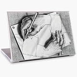 GelaSkins Inc. 15" Notebook Drawing Hands GelaSkin