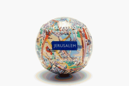 Bergino 10147 Jerusalem Map Baseball