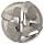 Precision Twist EB3304 Solid Carbide End Mill, Uncoated (Bright) Finish, 4 Flute, Ball End