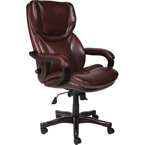 Serta 43506 Bonded Leather Big & Tall Executive Chair Brown
