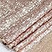 QueenDream 60x102 Sequin Tablecloth - Champagne Blush