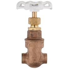 Milwaukee Valve UP115 Series Bronze Gate Valve, Potable Water Service, Non-Rising Stem, Solder End