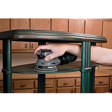 PORTER-CABLE 394 5-Inch Low-Profile Random-Orbit Sander with Dust Collection and Pressure-Sensitive Adhesive Pad