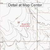 USGS Topographic Quadrangle Map - Meade NE, Kansas (Folded/Waterproof)
