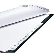 Avery Legal Index Dividers, Legal Size, Side Tabs, 1-25 and Table of Contents, 1 Set (11371)