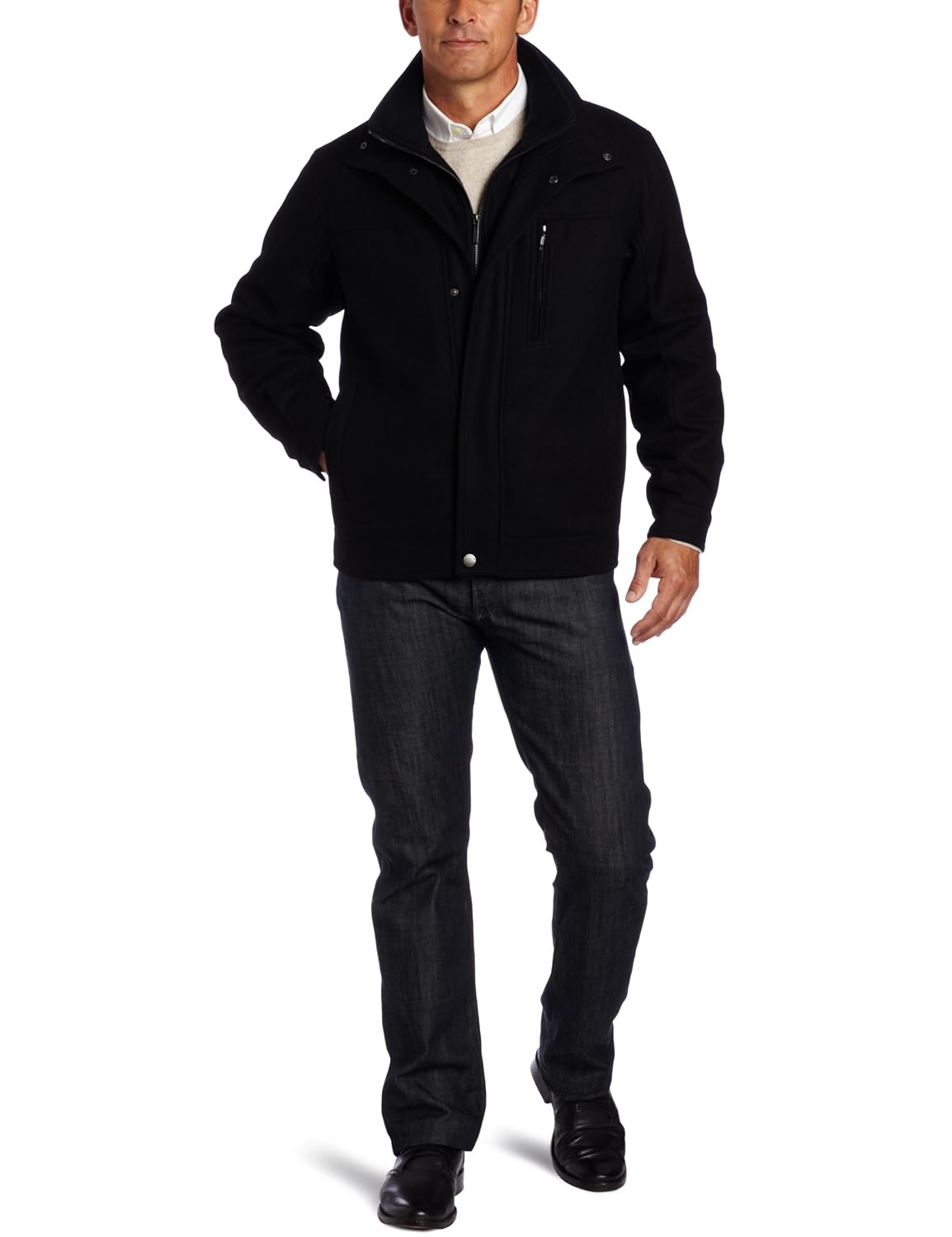 London Fog Men’s Antrim Wool Hipster, Black, XX-Large 	$59.98
