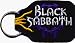 Black Sabbath Logo Embroidered Fabric Keychain (Ozzy Osbourne)