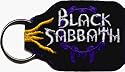 Black Sabbath Logo Embroidered Fabric Keychain (Ozzy Osbourne)