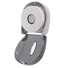 Georgia-Pacific GP 59009 Translucent Smoke Jumbo Jr. Bathroom Tissue Dispenser, 10.61" Width x 11.29" Height x 5.39" Depth