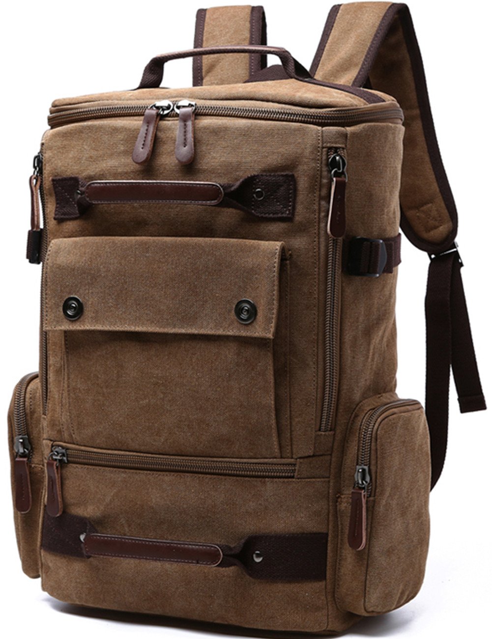 Aidonger Unisex Vintage Canvas Backpack Laptop Backpack