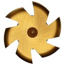 Niagara Cutter CVS130 Convex Radius Shank Type Cutter, High Speed Steel, TiN Coated, Weldon Shank, 1-5/16" Cutter Diameter, 6 Flutes, 5/32" Radius