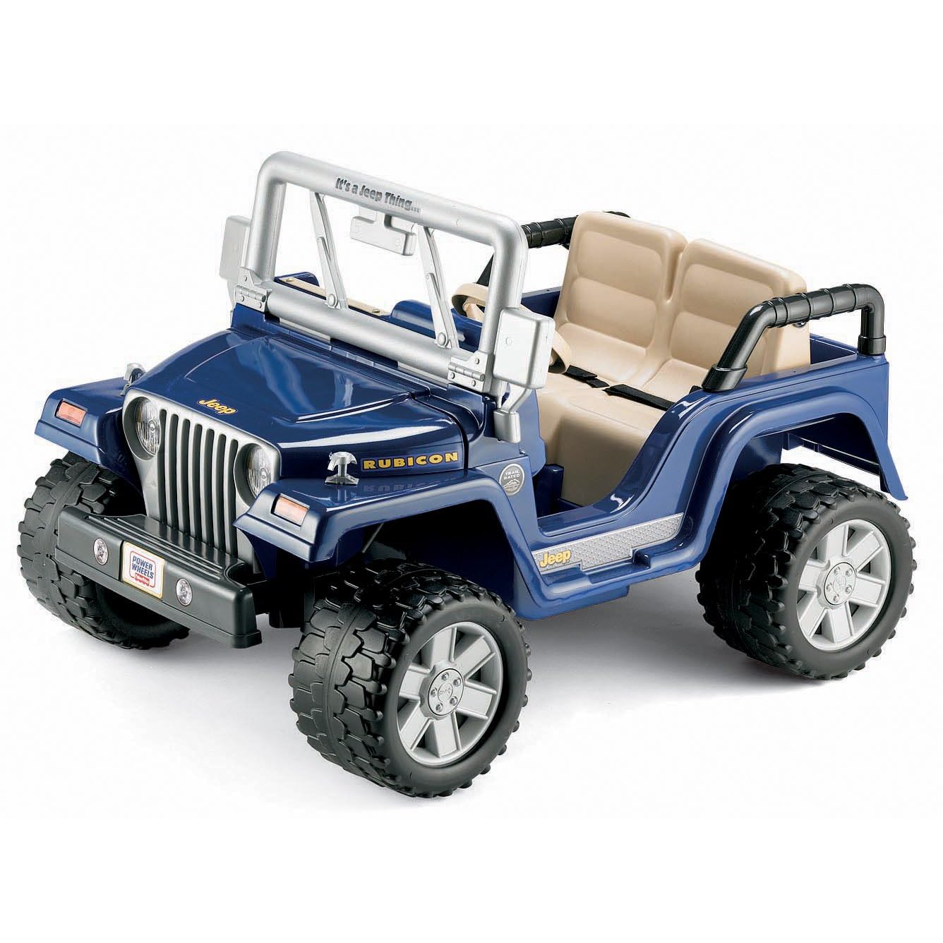 Power Wheels Wrangler Rubicon Jeep Battery Ride on 2 Seater Toy