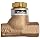 Parker 032500119 3250 Series Brass Inline Flow Control Valve, 1/8" NPTF, 250 psi, Standard Adjustment