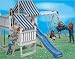 Monkey Playsystem Swing Set White Package #2