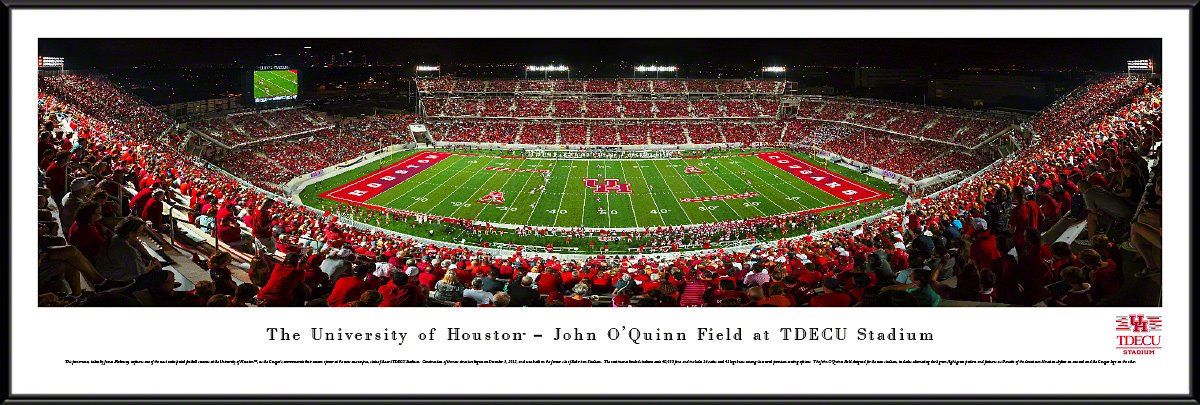 Amazon.com : Houston Cougars - John OQuinn Field at TDECU Stadium ... Amazon.com : Houston Cougars - John OQuinn Field at TDECU Stadium ...