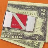 Scuba Dive Flag Money Clips