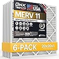 BNX TruFilter 20x20x1 Air Filter MERV 11 MPR 1200 FPR 7