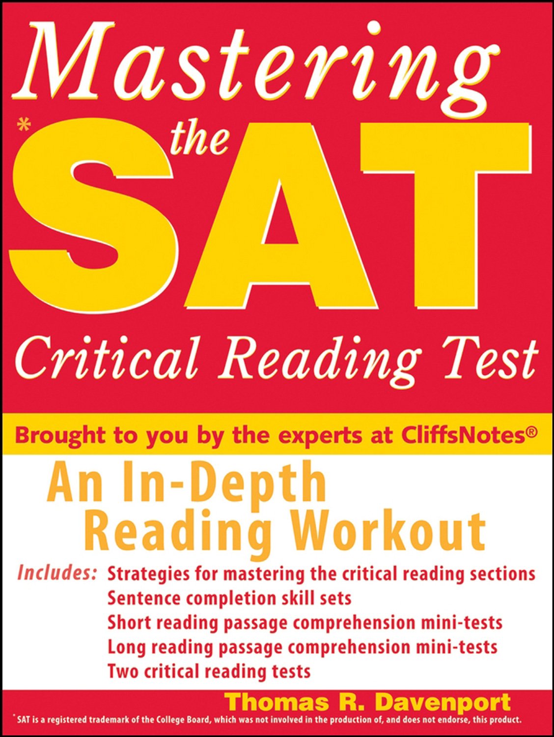 Mastering The SAT Critical Reading Test