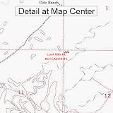 USGS Topographic Quadrangle Map - Lost Hills NE, California (Folded/Waterproof)