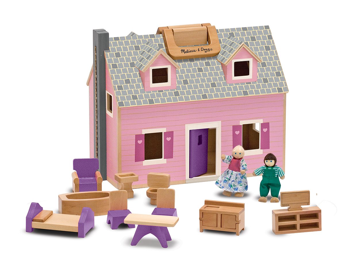 Melissa and Doug 3 Story Wooden Dollhouse Best Gifts Top Toys