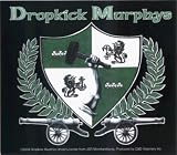 Dropkick Murphys - Green, Black & White Shield Logo - Sticker / Decal