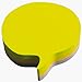 Electronics : 3M Post-it® Note Speech Bubble Shape Cube 225 Sheets