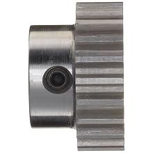 Boston Gear Spur Gear, 14.5 Pressure Angle, Steel, Inch, 20 Pitch