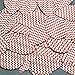 Sequin Red Silver Chevron Zig Zag Pattern Metallic Teardrop 1.5 inches Couture Loose Paillettes