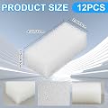 Threlaco 12 Pcs Compatible with AquaClear 50 Foam Filter Insert