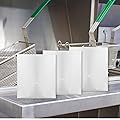 Ireer 100 Pcs Fryer Filter Paper Envelope Style 18.5 x 20.5 Inch, 1.5 Inch Hole
