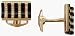 Dolan Bullock 18kt Gold, Diamond & Onyx Cuff Links