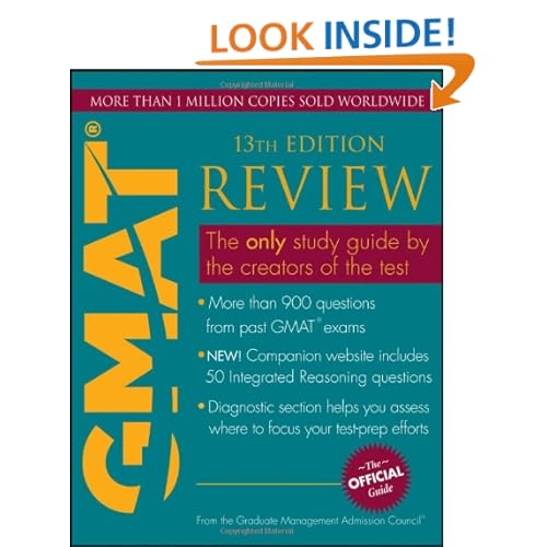 The Official Guide for GMAT Review