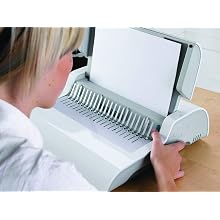 Fellowes Pulsar E 300 Comb Binding Machine, Gray (5216701)