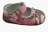 PEDIPED Jane Camo Pink Baby Girl Mary Janes Shoes, X-Small (0-6 Months)