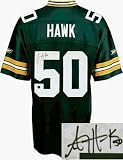 AJ Hawk Green Bay Packers NFL Hand Signed Authentic Style Green Jersey