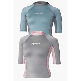 NeoSport Ladies Sportfit Rashguard Short Sleeve Dive Shirt