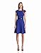 Anne Klein Women's Cap-Sleeve Solid Dress