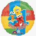 Sesame Street 1st Birthday 18in Balloon