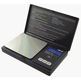 American Weigh Scales AWS-250-SIL Series 250 X 0.1G Silver