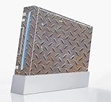 Metal Piece Decorative Protector Skin Decal Sticker for Nintendo Wii Consol ....