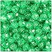BEADTIN Mint Green Sparkle 8mm Faceted Round Craft Beads (450pc)