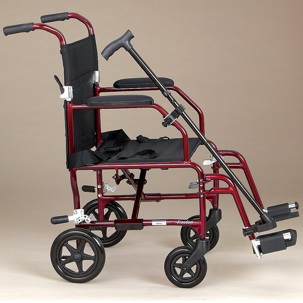 Cup & Cane Holders Clip On Accessory For Wheelchair Walker Rollator No