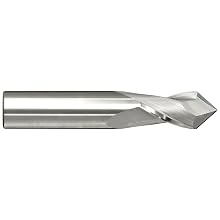 Melin Tool AMG-DP Carbide Drill Mill, Uncoated (Bright) Finish, 30 Deg Point Angle, 2 Flutes, 3" Overall Length, 0.5" Cutting Diameter, 0.5" Shank Diameter